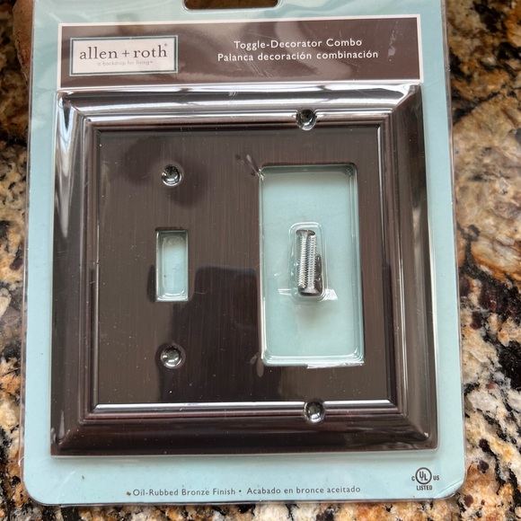 2 Different Allen & Roth Switch Plate Covers - Picture 3 of 4
